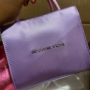 Brandon Blackwood ESR satin tote